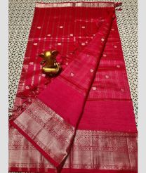maroon colour mangalagiri pattu sarees with Kanchi Border design