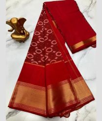 maroona colour mangalagiri pattu sarees with Kanchi Border design