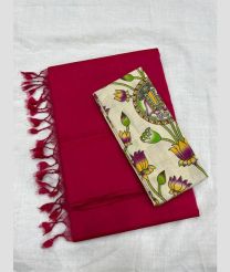 maroon colour mangalagiri pattu sarees with Plain design