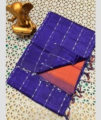 violet colour mangalagiri pattu sarees with All over Lines design