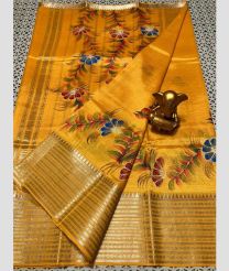 olive colour mangalagiri pattu sarees with All over design