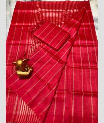 magenta red coloru mangalagiri pattu sarees with All over Lines design