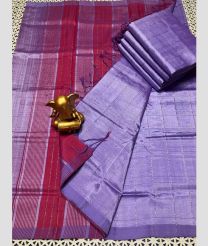 light blue colour mangalagiri pattu sarees with All over Lines design