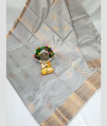 cream colour mangalagiri pattu sarees with Kanchi Border design