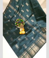 gray colour mangalagiri pattu sarees with Kanchi Border design