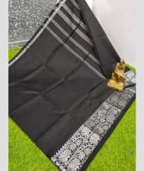 charcoal colour mangalagiri pattu sarees with Kanchi Border design