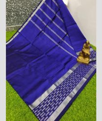 navy blue colour mangalagiri pattu sarees with Kanchi Border design