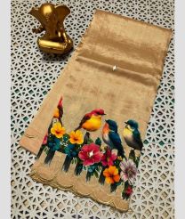 brown colour mangalagiri pattu sarees with Plain design