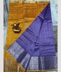 olive and violet colour mangalagiri pattu sarees with Kanchi Border design