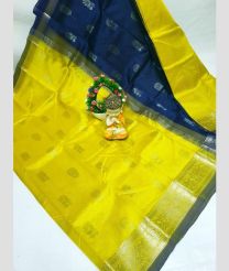 olive and blue colour mangalagiri pattu sarees with Kanchi Border design