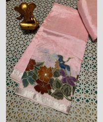 pink colour mangalagiri pattu sarees with Plain design