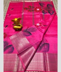 purple colour mangalagiri pattu sarees with Kanchi Border design
