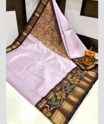 silver and brown colour mangalagiri pattu sarees with Pochampally Border design