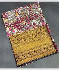 gray and maroon colour mangalagiri pattu sarees with Kanchi Border design