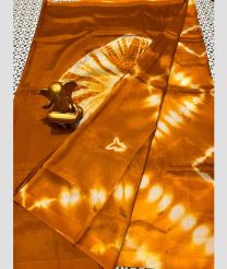 mustard yellow colour mangalagiri pattu sarees with Plain design