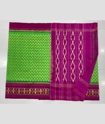 green and purple colour pochampally ikkat pure silk sarees with All over design