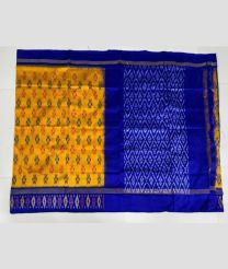 olive and blue colour pochampally ikkat pure silk sarees with All over design
