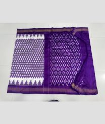 violet colour pochampally ikkat pure silk sarees with All over design