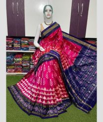 purpel colour pochampally ikkat pure silk sarees with All over Buttas design