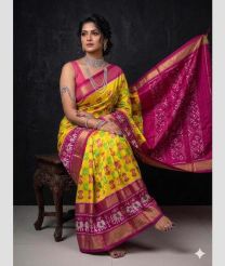 olive green and purple colour pochampally ikkat pure silk sarees with All over design