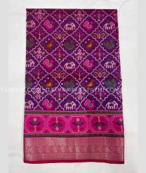 Magenta and Pink silk sarees with All over Pochampally design - SILK0019610