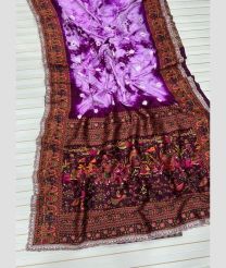 Lavender and Dark Maroon silk sarees with Jacquard Border design