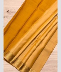 Lite Orange and Cream soft silk kanchipuram sarees with Plain design