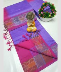light blue colour tripura silk sarees with Pochampally Border design