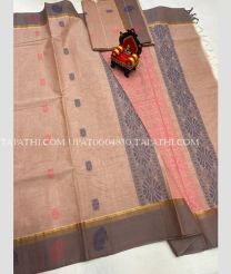 wheat colour uppada cotton sarees with All over Buttas design - UPAT0004830