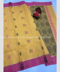 light green colour uppada cotton sarees with All over Buttas design - UPAT0004843