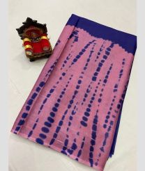 Baby Pink and Navy Blue uppada cotton sarees with All over design