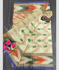 light brown colour uppada cotton sarees with Kanchi Border design