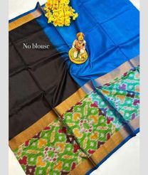 coffee and sky blue colour uppada pattu sarees with All over Floral Printed design
