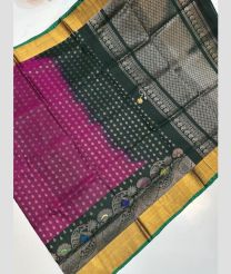purple and gray colour uppada pattu sarees with All over Checks design