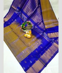 silver and olive colour uppada pattu sarees with All over Nakshtra Buttas design