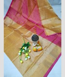 magenta red and cream colour uppada pattu sarees with Plain design