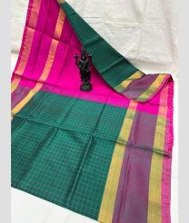 teal blue and purple colour uppada pattu sarees with All over design