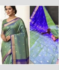 olive colour uppada pattu sarees with All over Nakshtra Buttas design