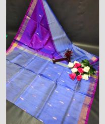 purple and gray colour uppada pattu sarees with All over Nakshtra Buttas design
