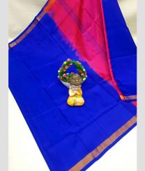 blue and  magenta colour uppada pattu sarees with Kaddy Border design