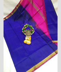 navy blue colour uppada pattu sarees with Kaddy Border design