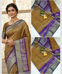 olive green colour uppada pattu sarees with All over design