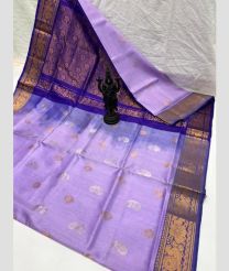 violet and brown colour uppada pattu sarees with Kanchi Border design