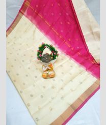 pink and magenta colour uppada pattu sarees with All over Nakshtra Buttas design