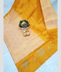 cream colour uppada pattu sarees with All over Buttas design