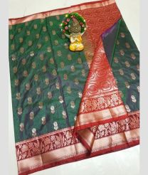 light green colour uppada soft silk sarees with All over Buttas design