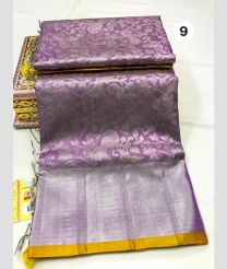 Dust Pink and Yellow venkatagiri pattu sarees with All over Jari design