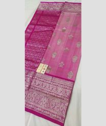 Pink and Baby Pink venkatagiri pattu sarees with All over Buttas design