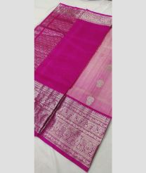 NeonPink and Baby Pink venkatagiri pattu sarees with All over Buttas design