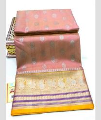 pink colour venkatagiri pattu sarees with All over Buttas design